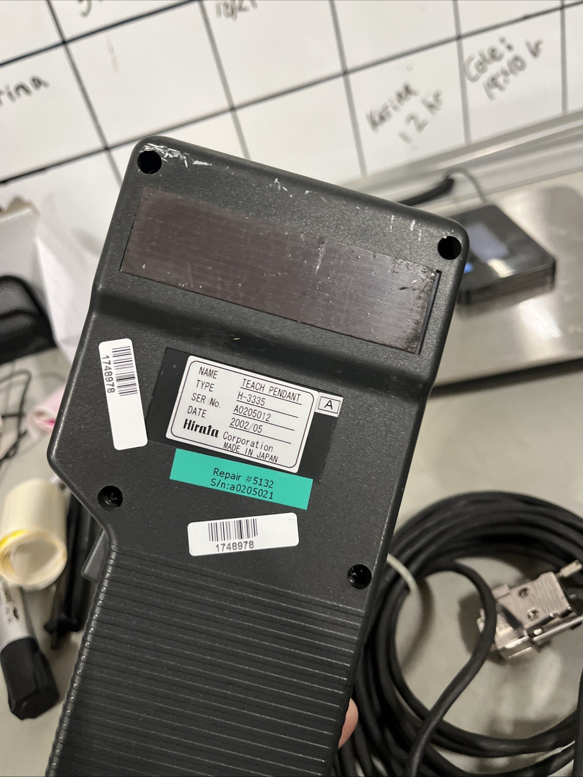 HIRATA TEACH PENDANT H-3335 Fully repaired and Tested