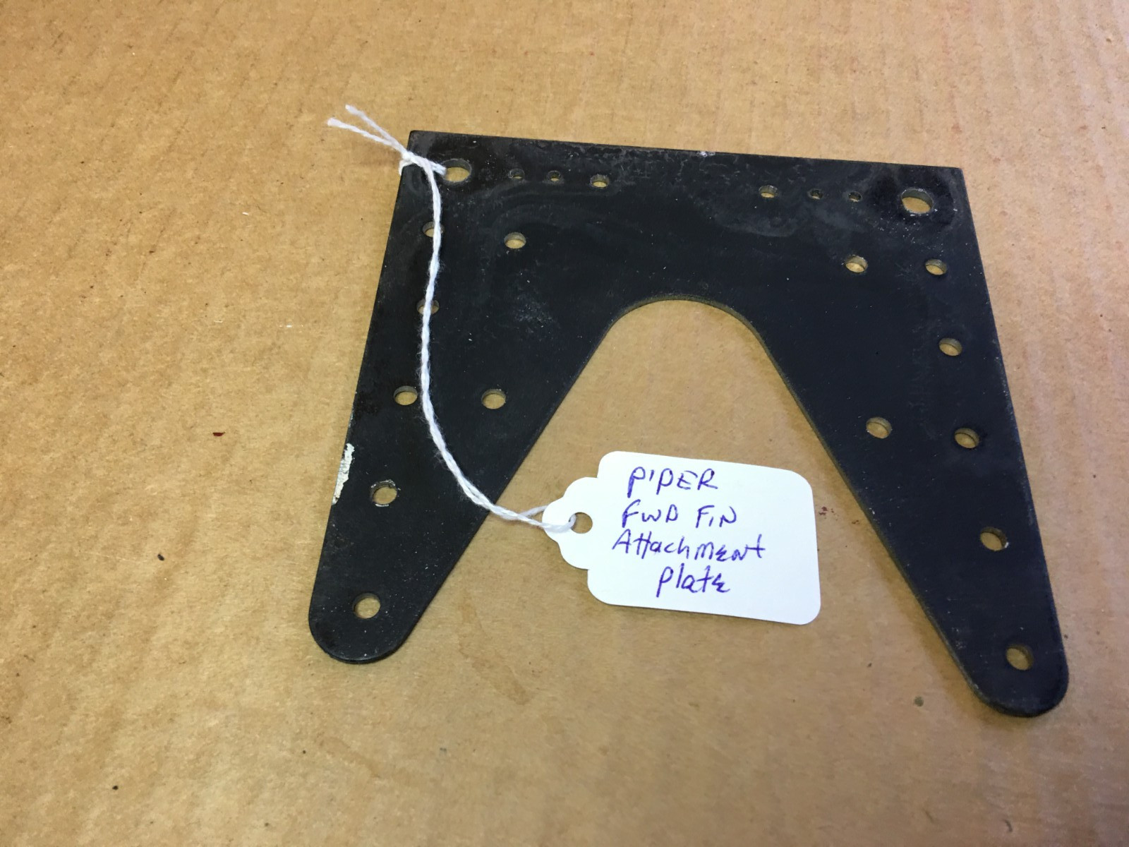 Aircraft Piper Forward Fin Attachment Plate