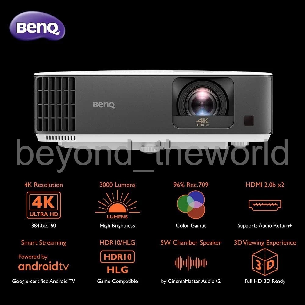 BenQ 4K HDR Short Throw Console Gaming Projector TK700STi