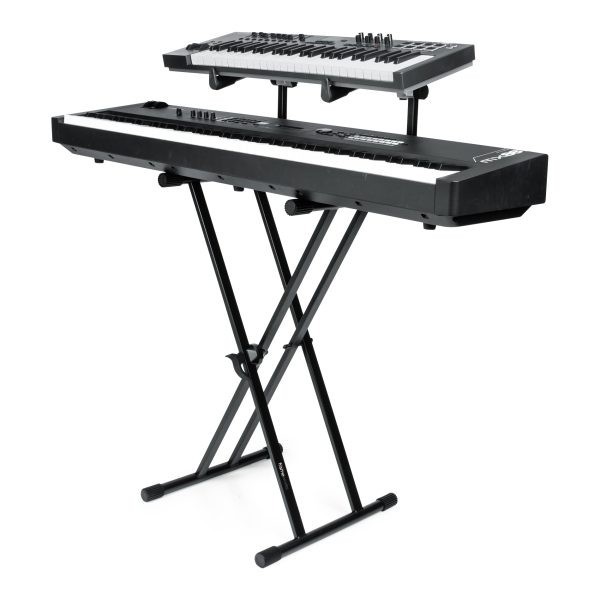 Gator Deluxe 2 Tier "X" Style Keyboard Stand