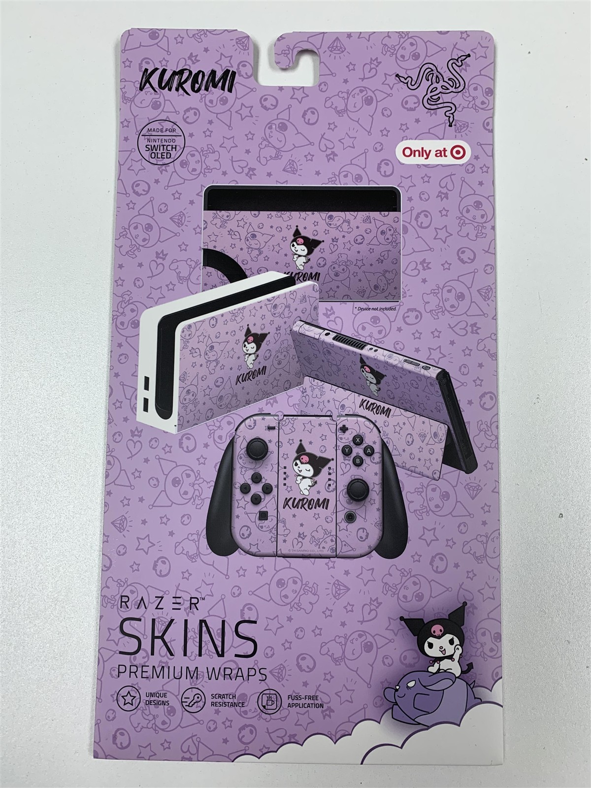 Razer Skins Nintendo Switch OLED Model Kuromi Sanrio Vinyl Wrap Target Exclusive