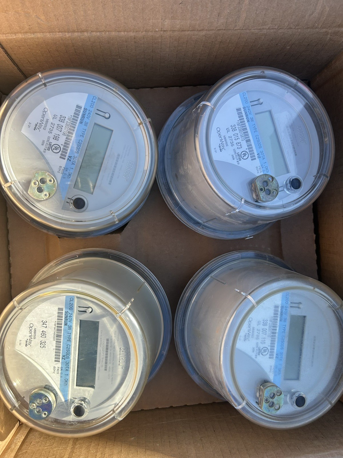 CENTRON ITRON Sunrun Openway Smart Meter CL200 240V 3W Type C2S0DS