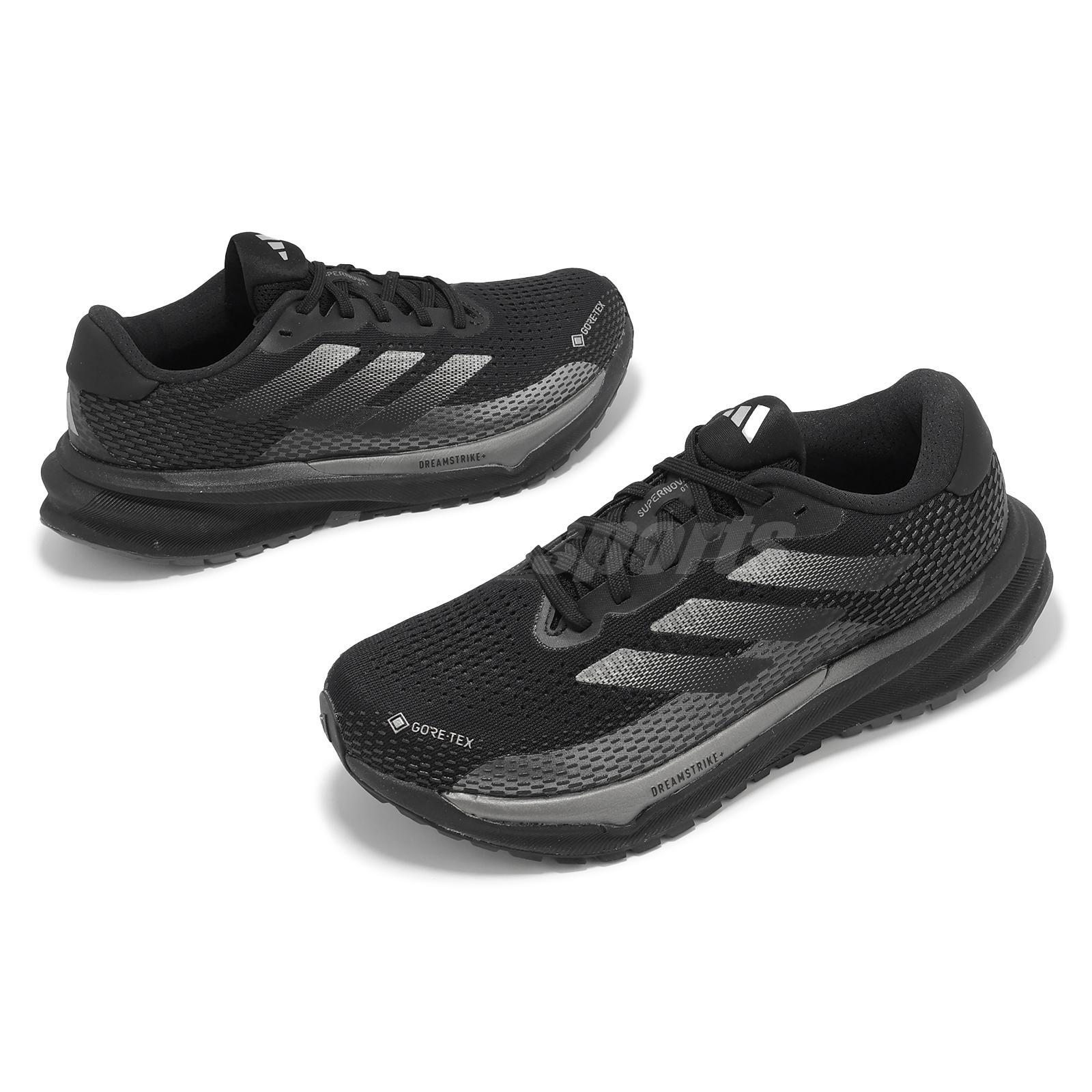 adidas Supernova M GTX Gore-Tex Men Core Black Iron Unisex Running Shoes ID6306