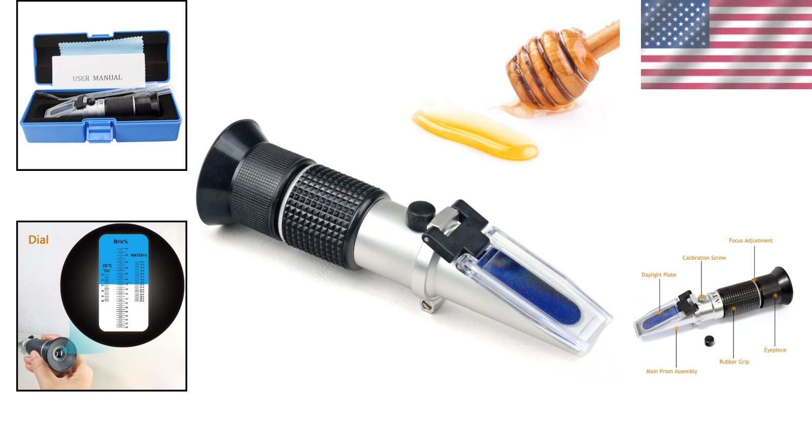 Multi-Functional Honey Refractometer for Bee Keeping