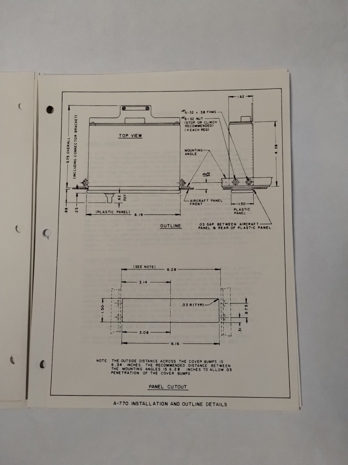 Edo-Aire A-770 Audio Amplifier Instruction Manual-Copy
