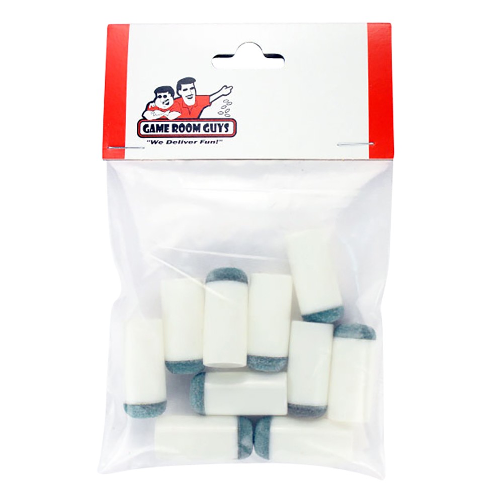 Pool Table Billiard Slip On Cue Stick Tips - 13 Mm - Set of 10