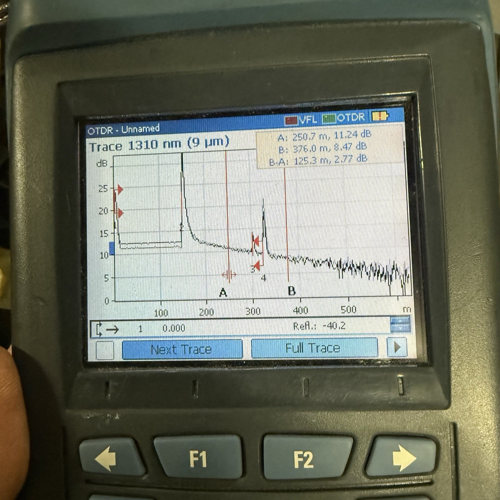 EXFO AXS-100 SM OTDR Fiber Optic Tester