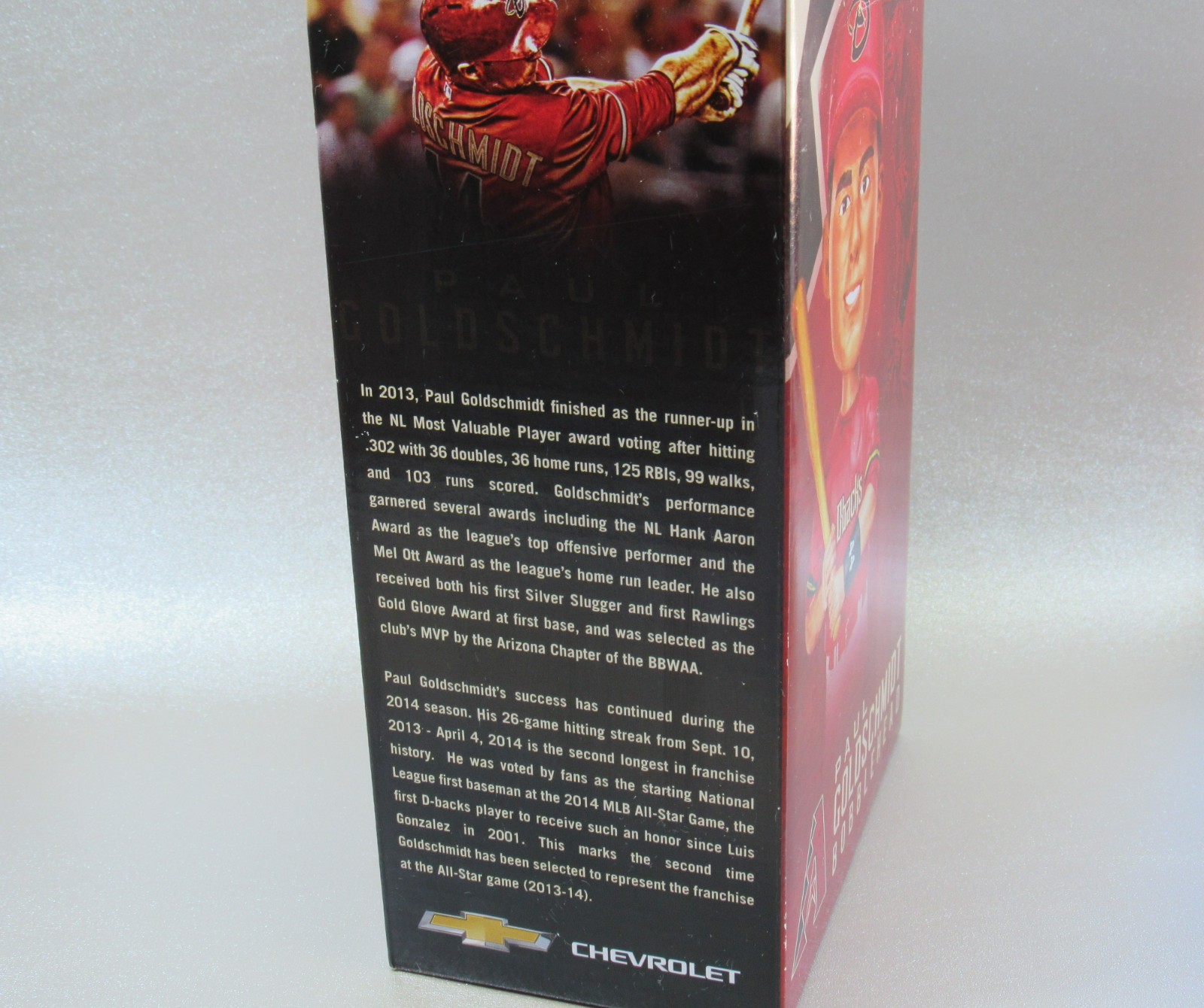 Arizona Diamondbacks MLB Player Paul Goldschmidt #44 Bobblehead NIB