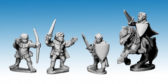 Oathmark - OAKHF01 - Halfling Characters & Heroes - Hobbit Champions Fantasy D&D