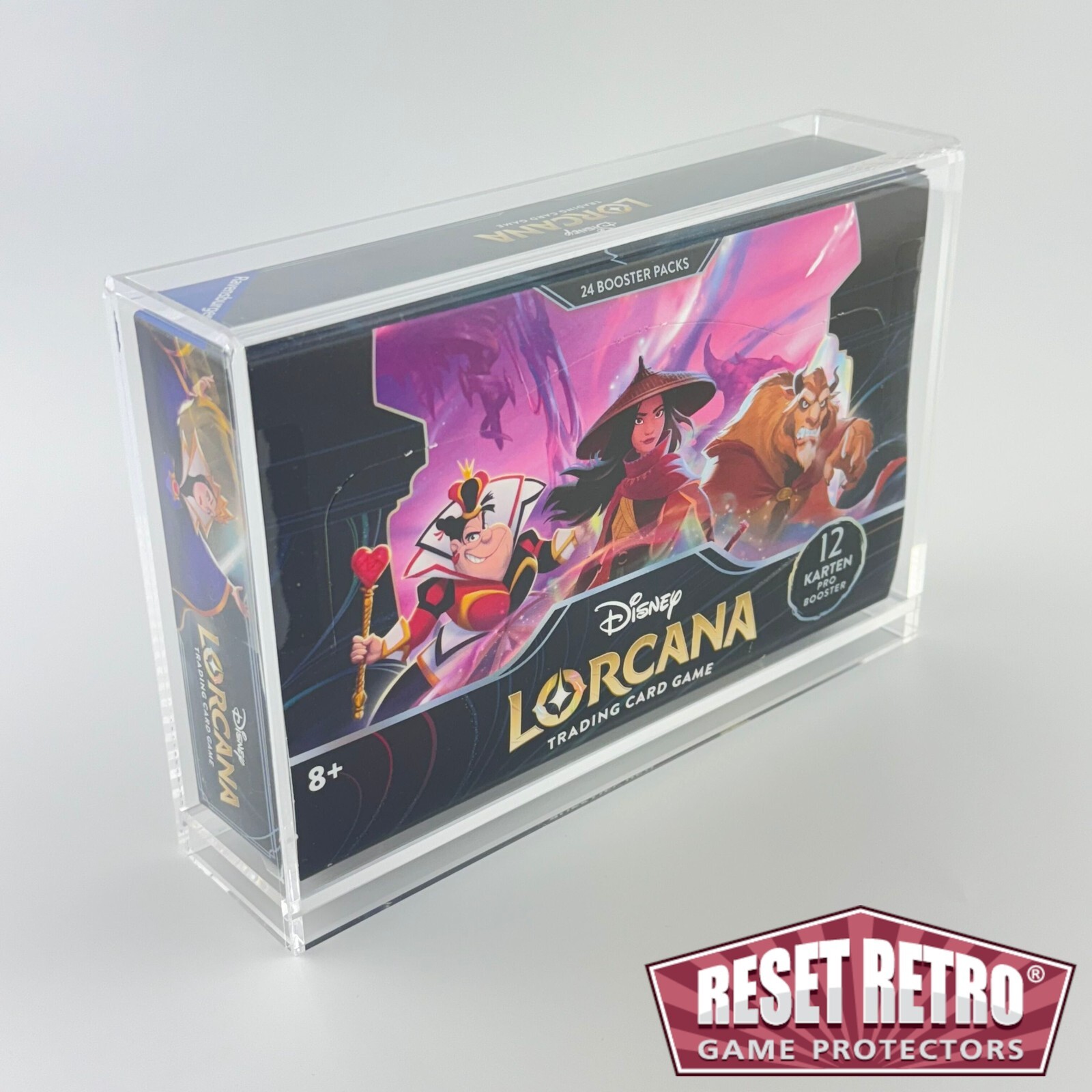 Acrylic Box Case Lorcana Display Chapt. 1-4 Display Booster Box Ursulas Return