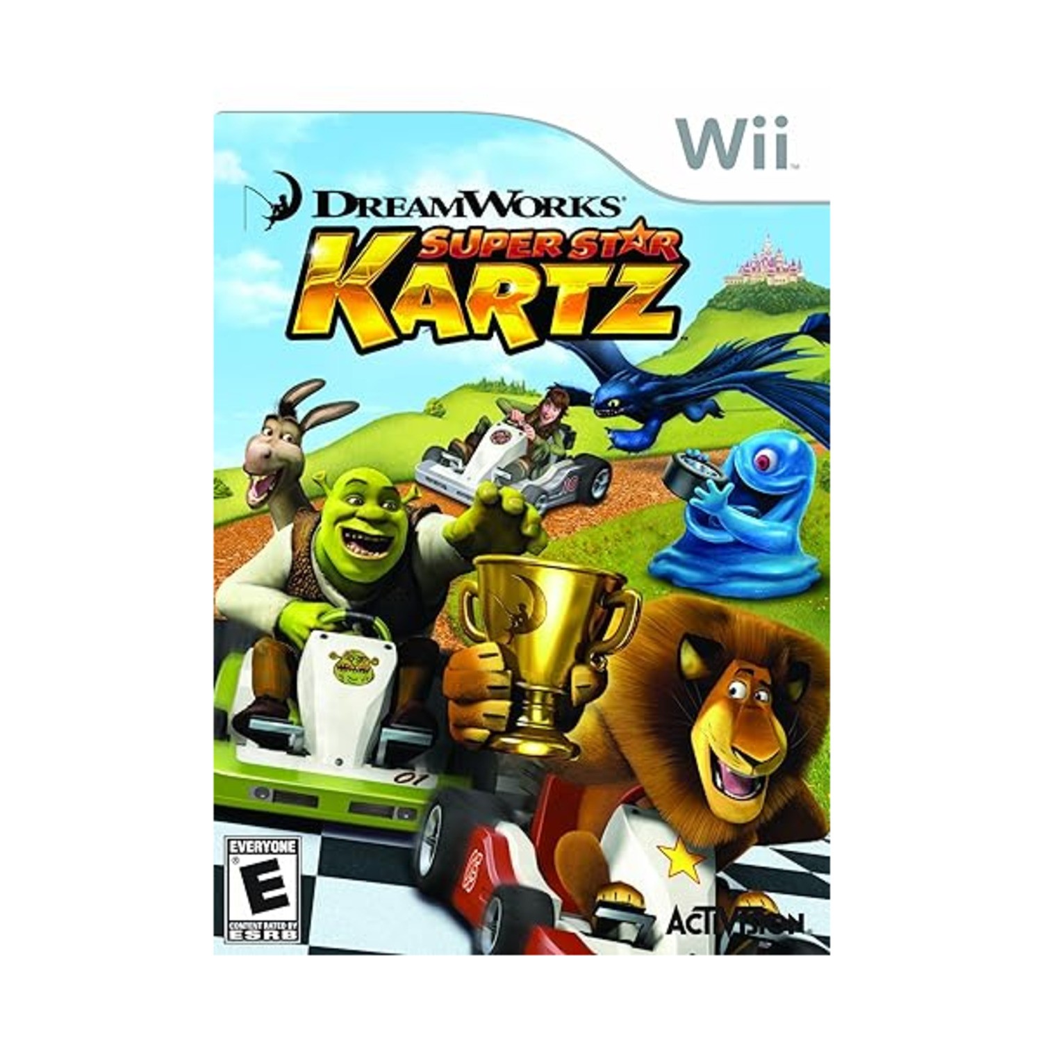 Activision Nintendo Wii Game Accessories Dreamworks Super Star Kartz NM