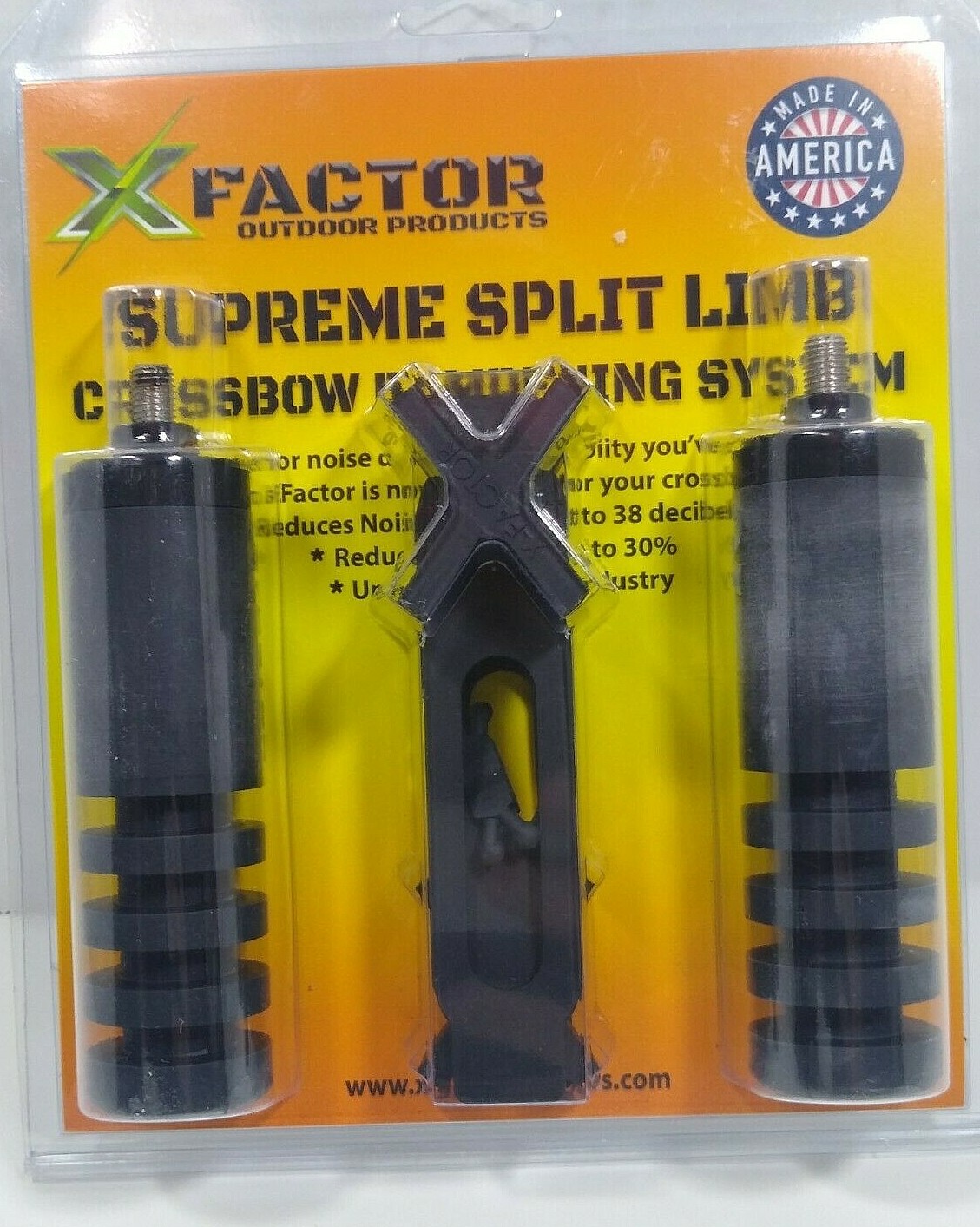 New X Factor Supreme Split Limb Crossbow Dampening System X-Factor Silencer Bow