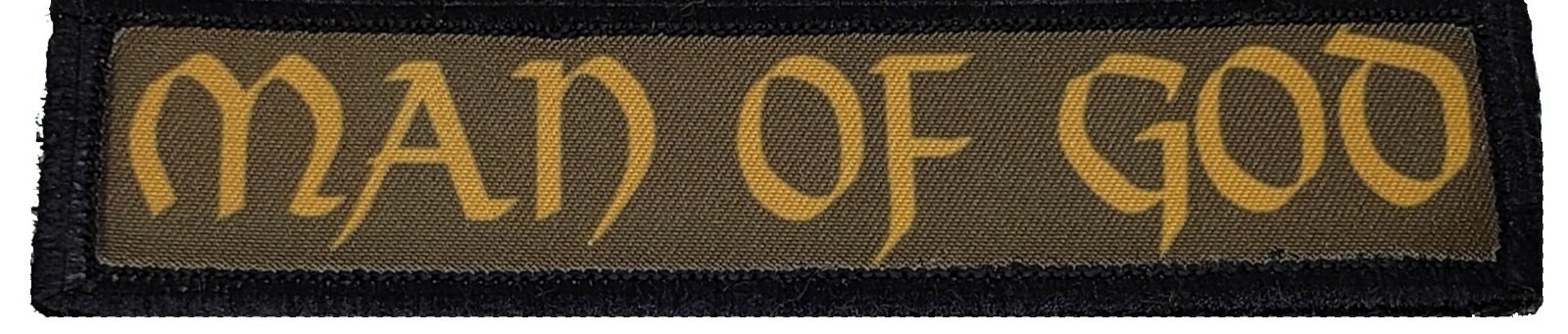 1x4 Man of God Morale Patch Tactical Military USA  Badge Army Flag