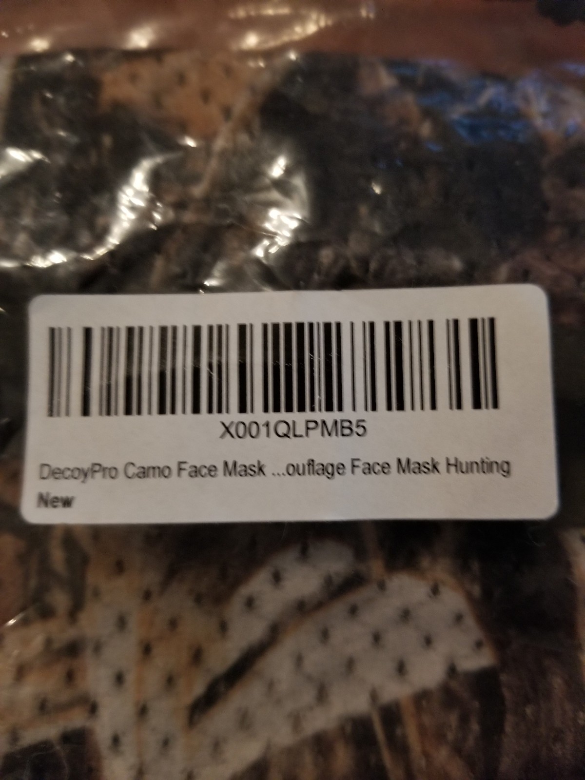 Turkey Camo Face Mask