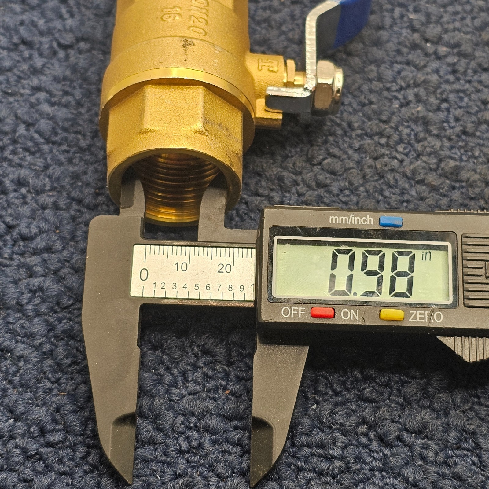 L&M DISTRIBUTION DN20 16 : BRASS PIPE FITTING BALL VALVE