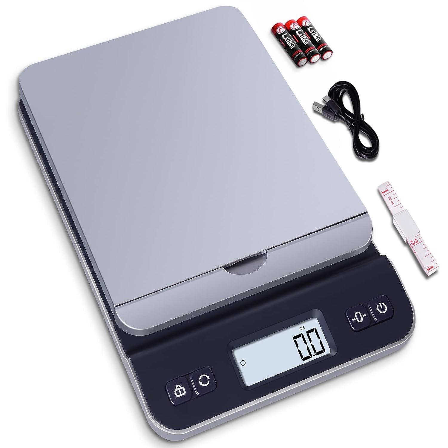 Shipping Scale, 86lb/0.1oz High Accuracy Digital Postal Scale for Packages, H...