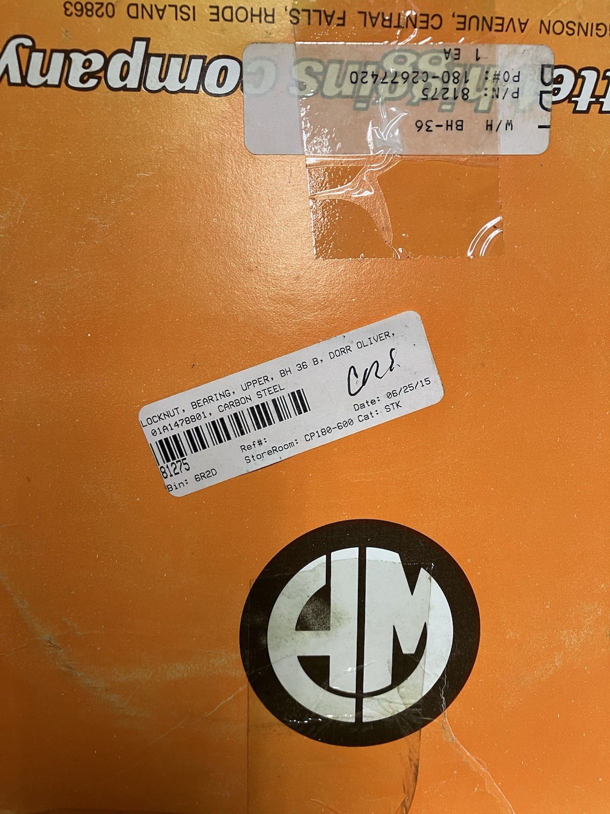 Whittet Higgins BH-36 Bearhug Locknut