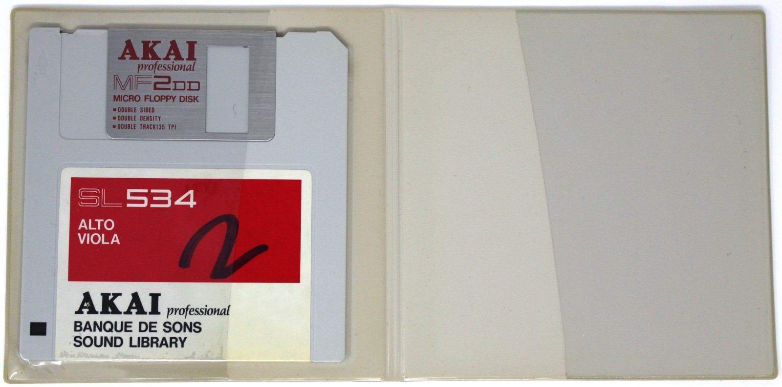 Akai SL534 Alto Viola S900 Format Floppy Disk Banque De Sons