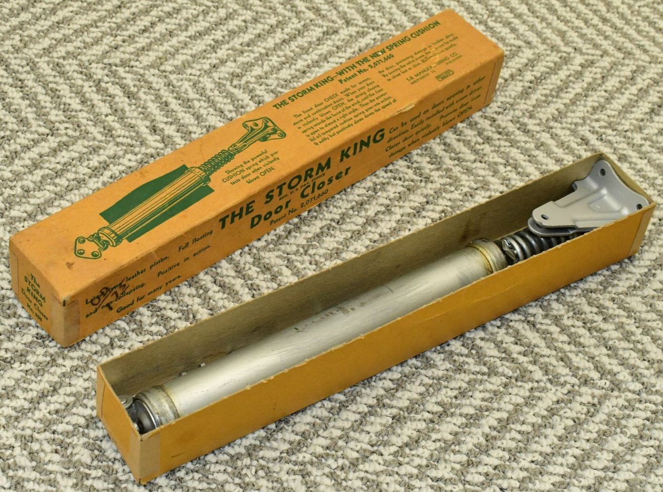 Vintage Storm King Door Closer #105 - NOS Complete in Box