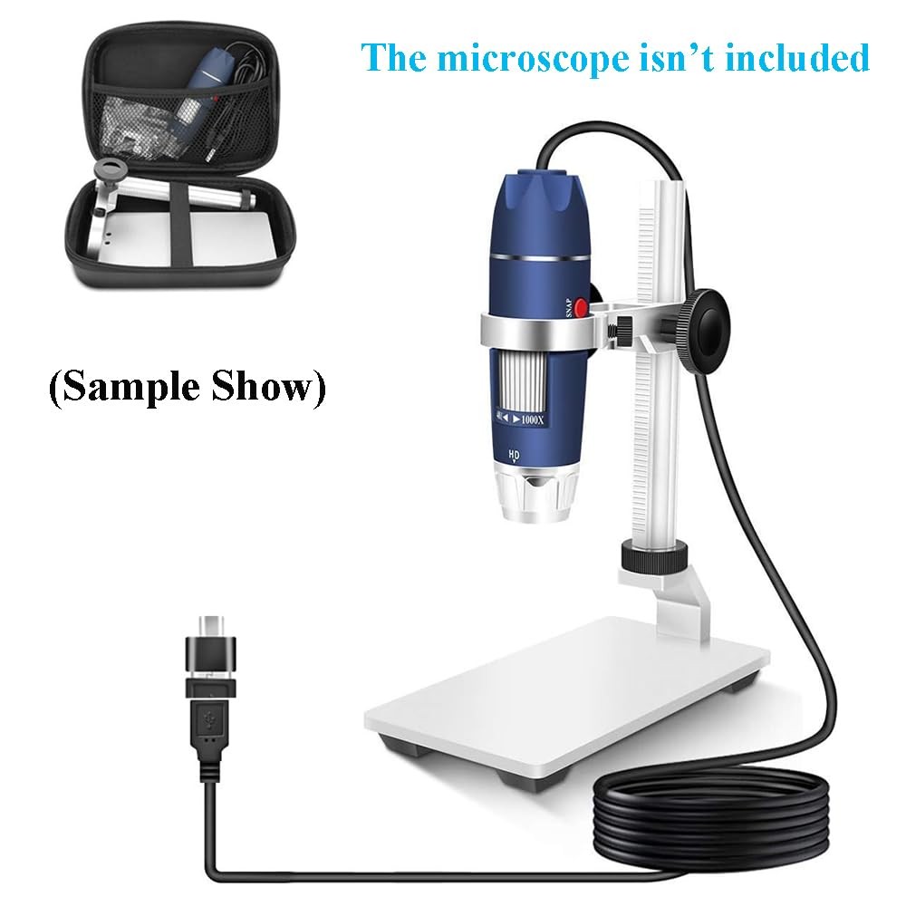 Aluminum Alloy Microscope Stand Holder for Digital Microscope, Stable and Dur...