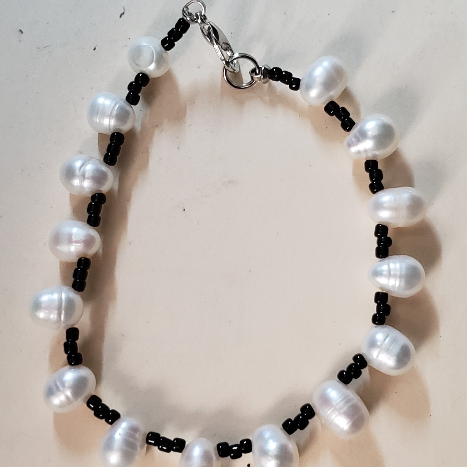 GENUINE * PEARL * BRACELET,  7 Inches , 8 mm -Handmade in USA