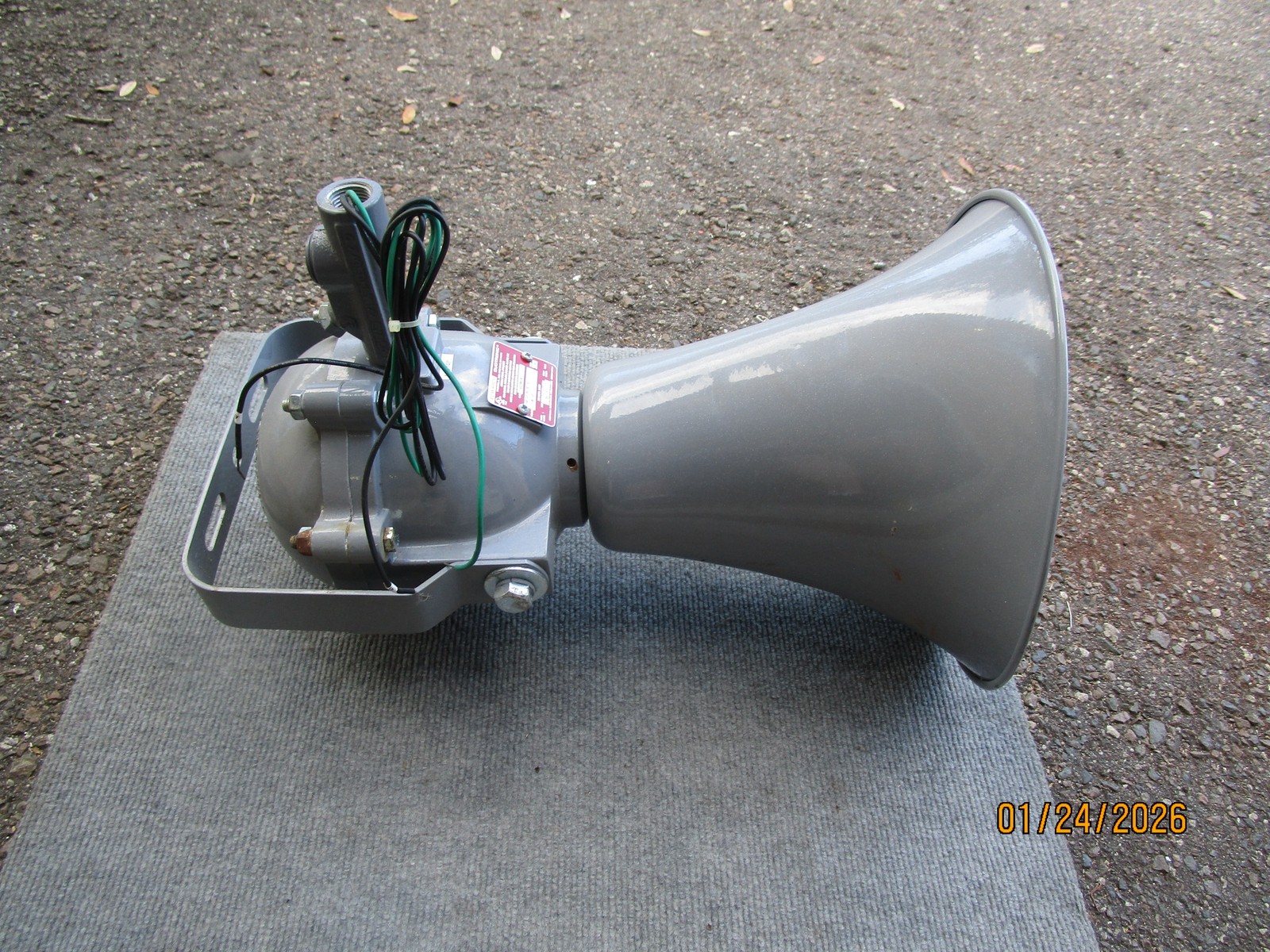 Edwards Duotronic Explosion Proof Horn 24 VDC Model 5522M-AQ