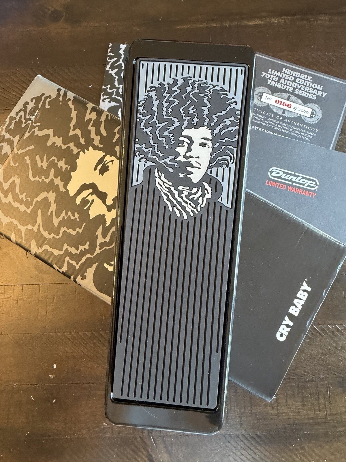 Dunlop JH-2 Jimi Hendrix Signature 70th Anniversary Cry Baby Wah