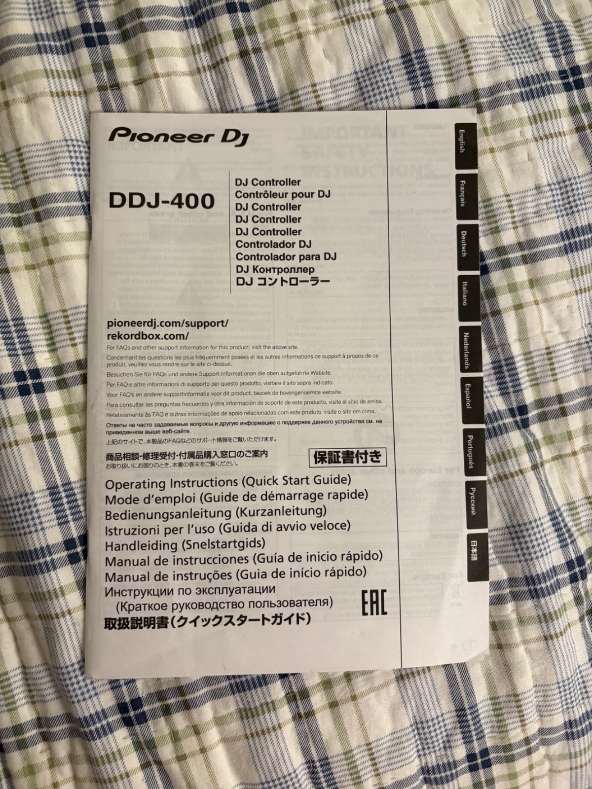pioneer dj ddj-400 2-deck rekordbox dj controller