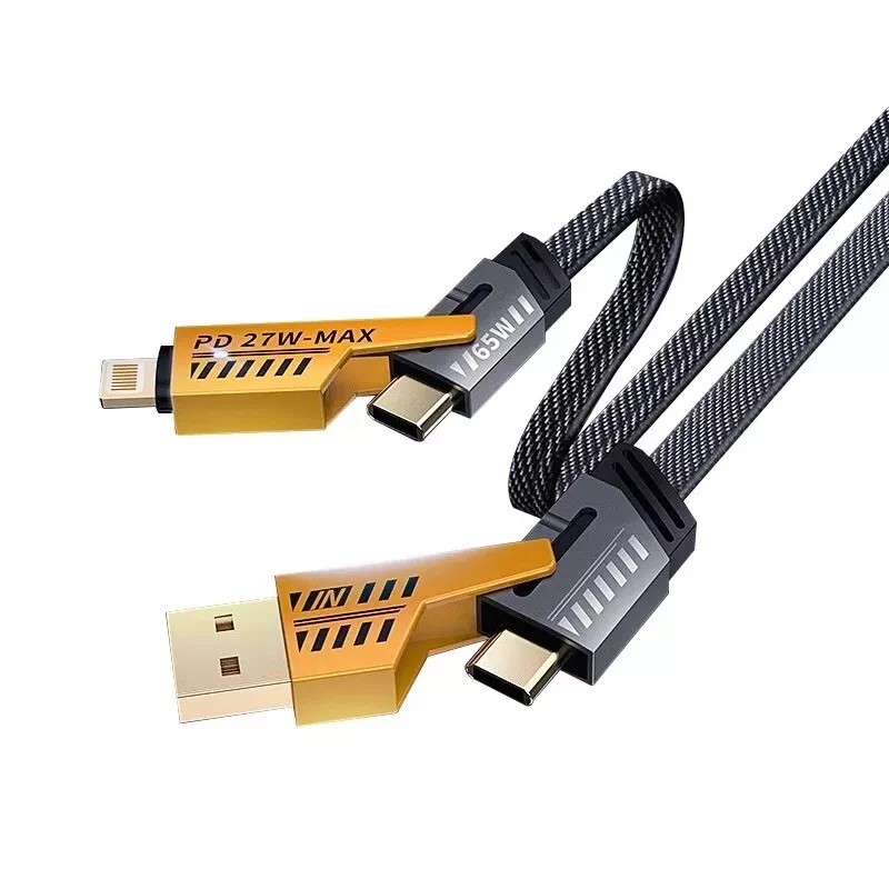 4 in 1 USB Type-C Cable Data Cord Multi Charging Sync Cable For Samsung Macbook