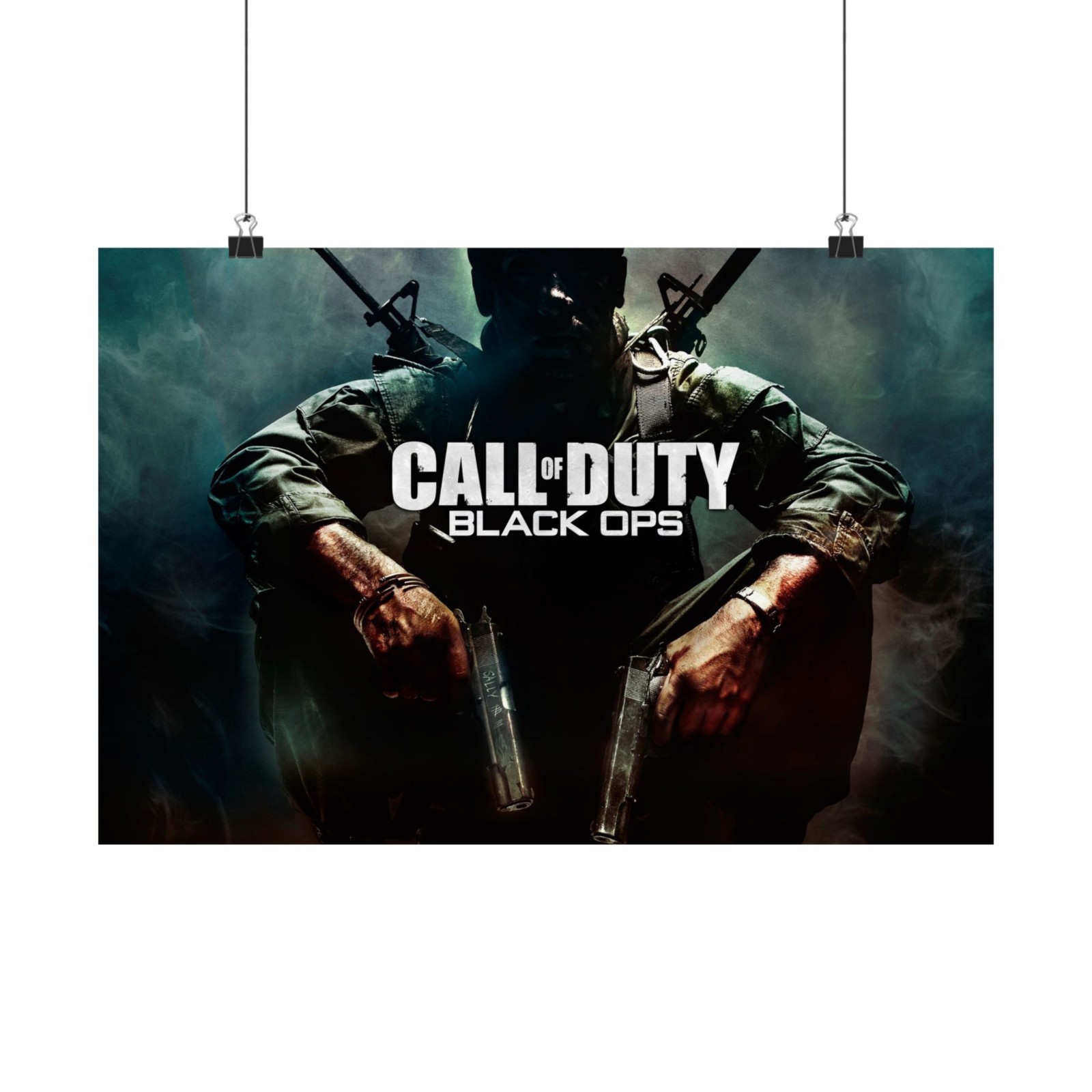 Call of Duty Black Ops Poster Video Game Advertising Ad Print Wall Art 11x17”