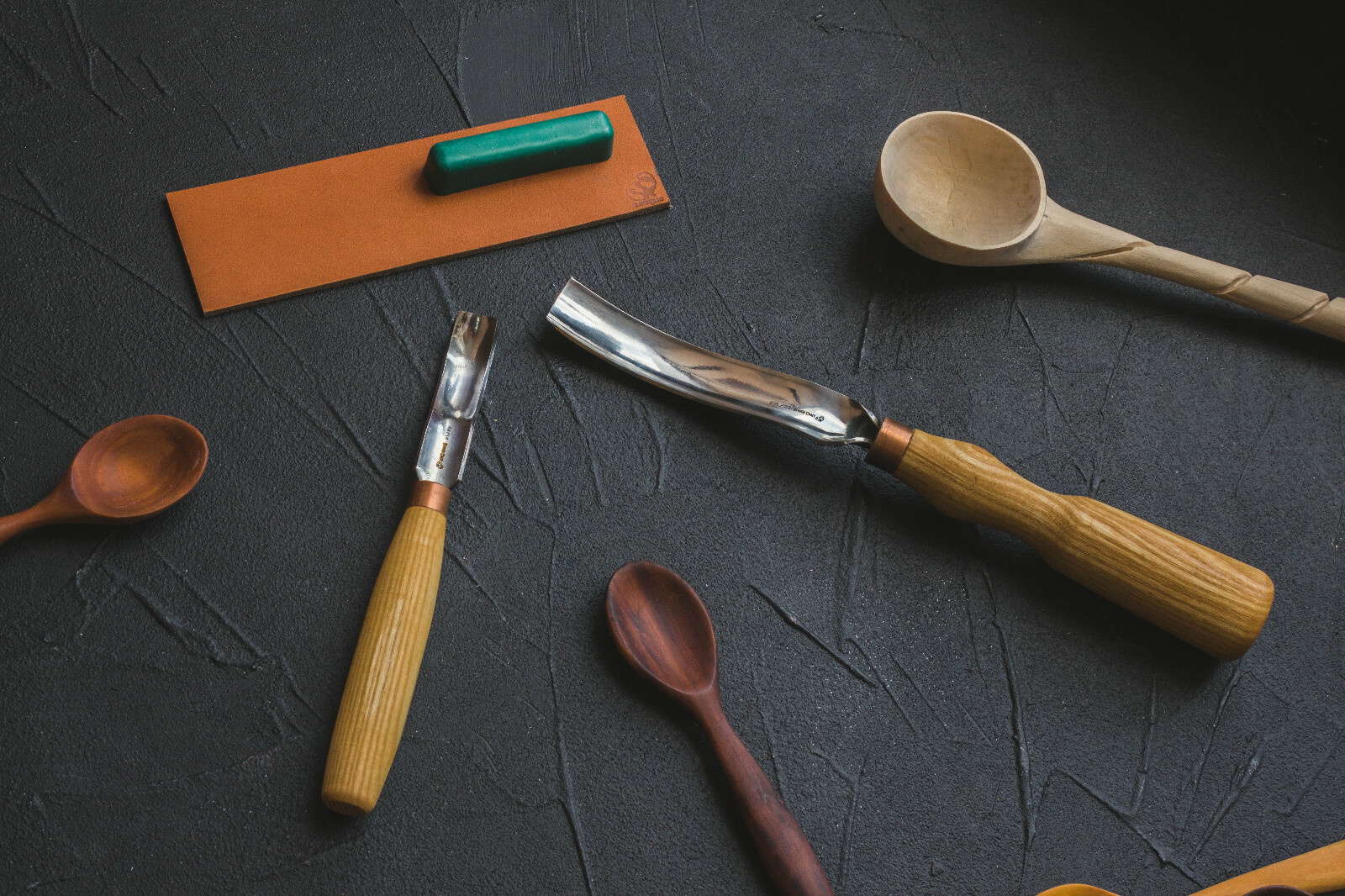Set of Bent Gouges BeaverCraft