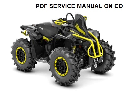 Can-Am Renegade 1000 1000 Xmr Xxc Service Repair Shop Manual on CD 2019 & T3 EU