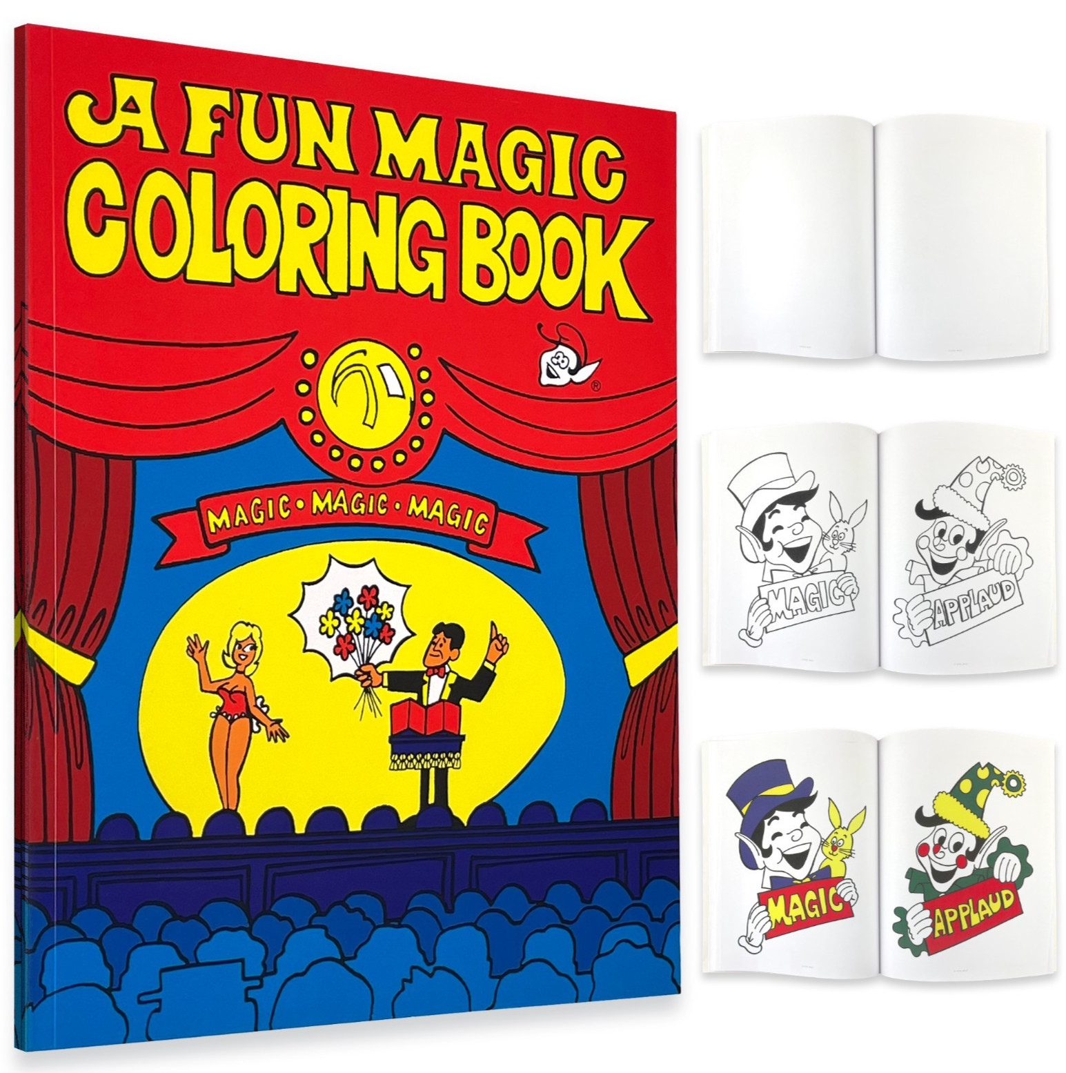 Coloring Book Magic Trick for Kids & Adults, Color Changing Illusion Prop