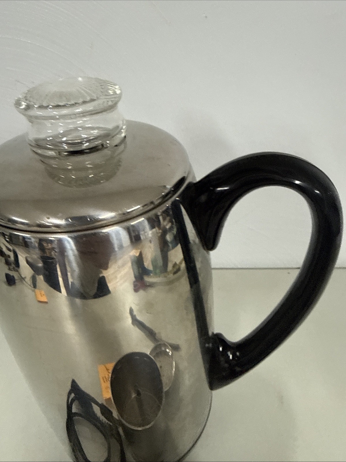 Vintage Farberware Super Fast Fully Automatic 12 Cup Percolator #142 Glass Top