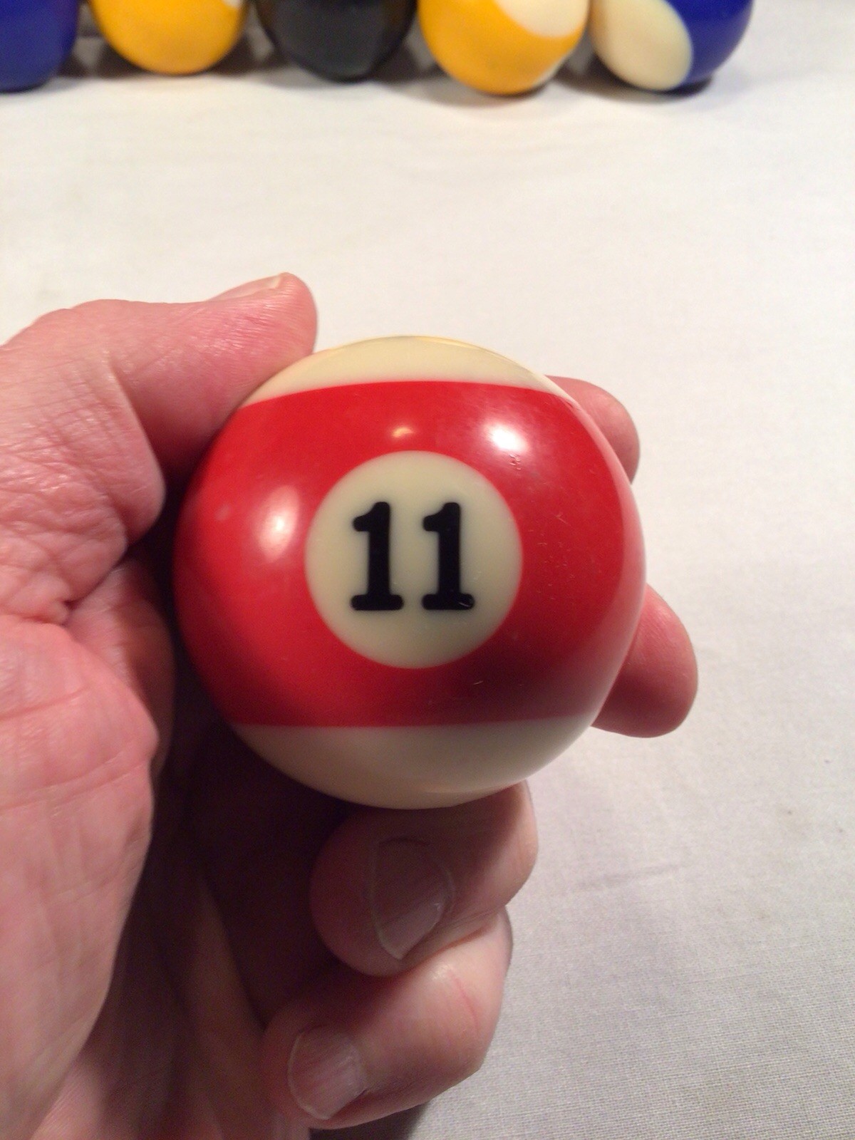 Vintage #11 Ball Replacement 11 Billiard Pool Solid!