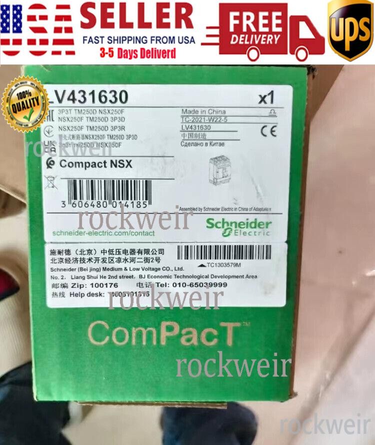 Schneider 1PCS Brand New LV431630 Molded Case Circuit Breaker Fast Ship