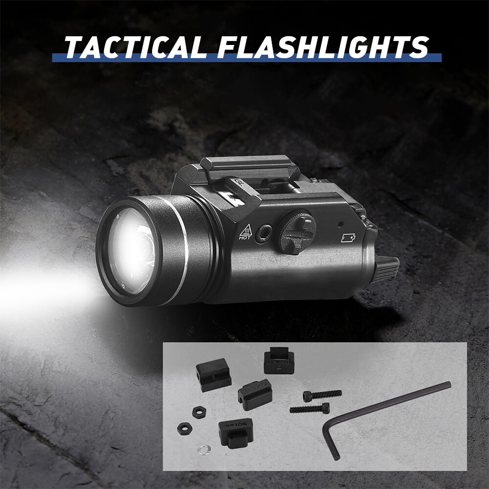 LED Strong Flashlight 1000LM Tactical Lighting Waterproof Outdoor Training Tool