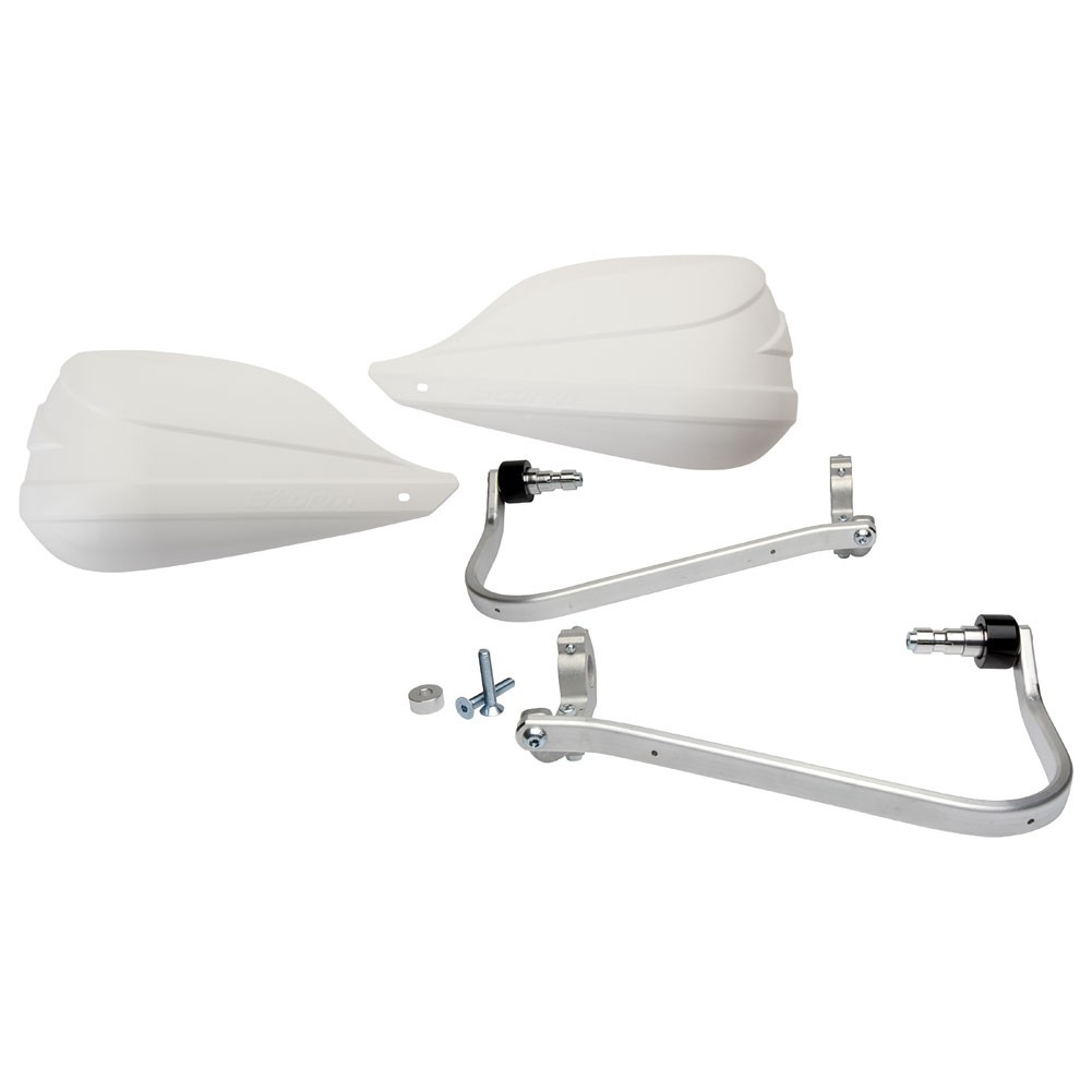 Barkbusters Storm Two Point Mounted Handguard Kit White For KTM 1290 Super