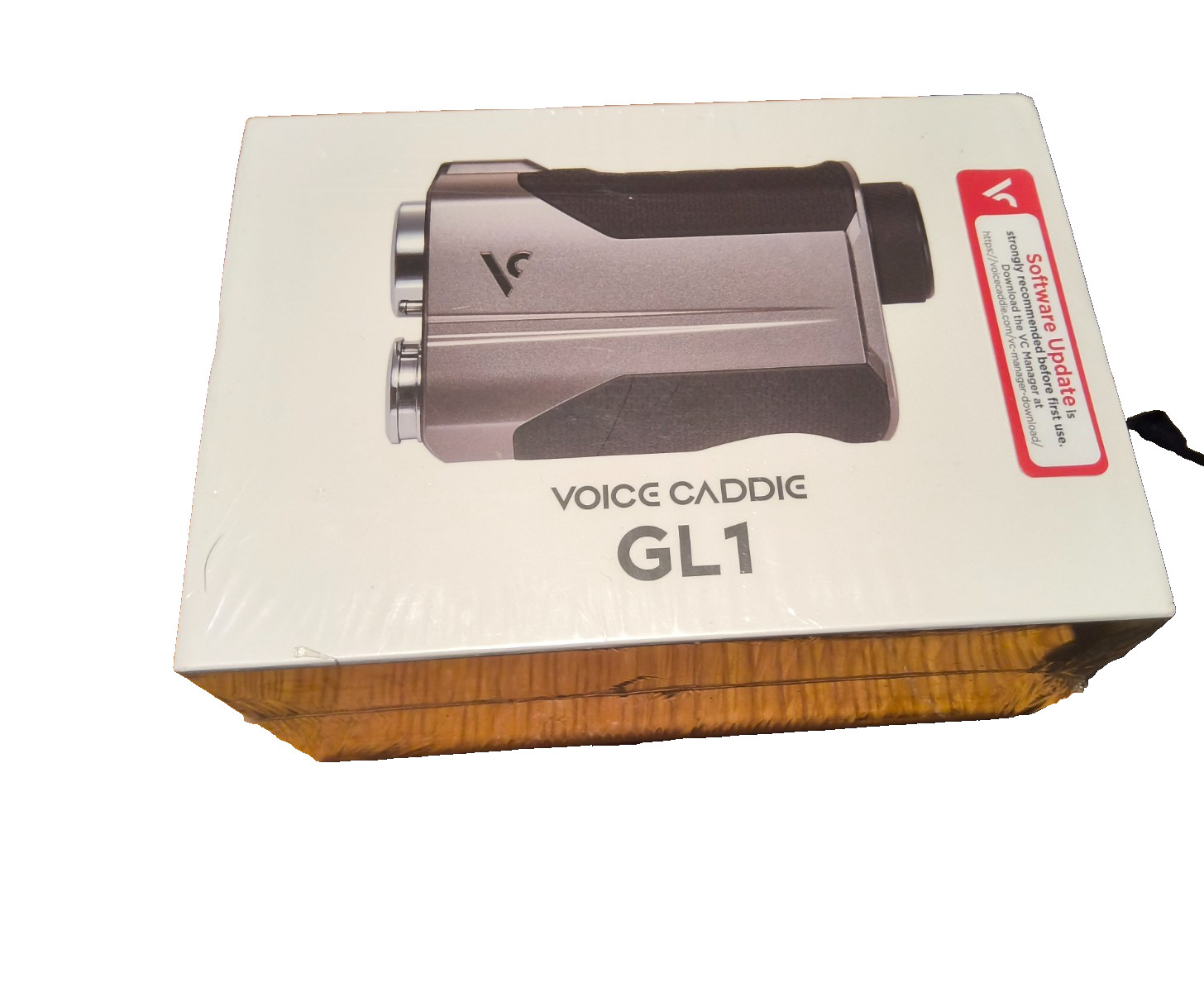 NIB Voice Caddie GL1 Golf Rangefinder GPS Black/Silver with Case + Free Shipping
