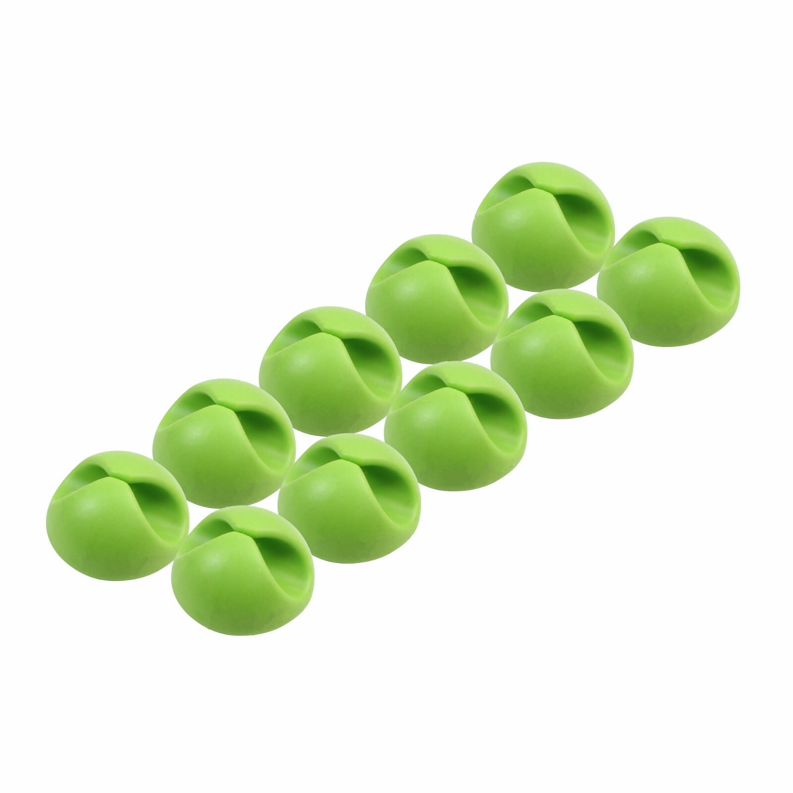 Rok Cable Organizer Cord Management System, Multipurpose Cable Clip, Green