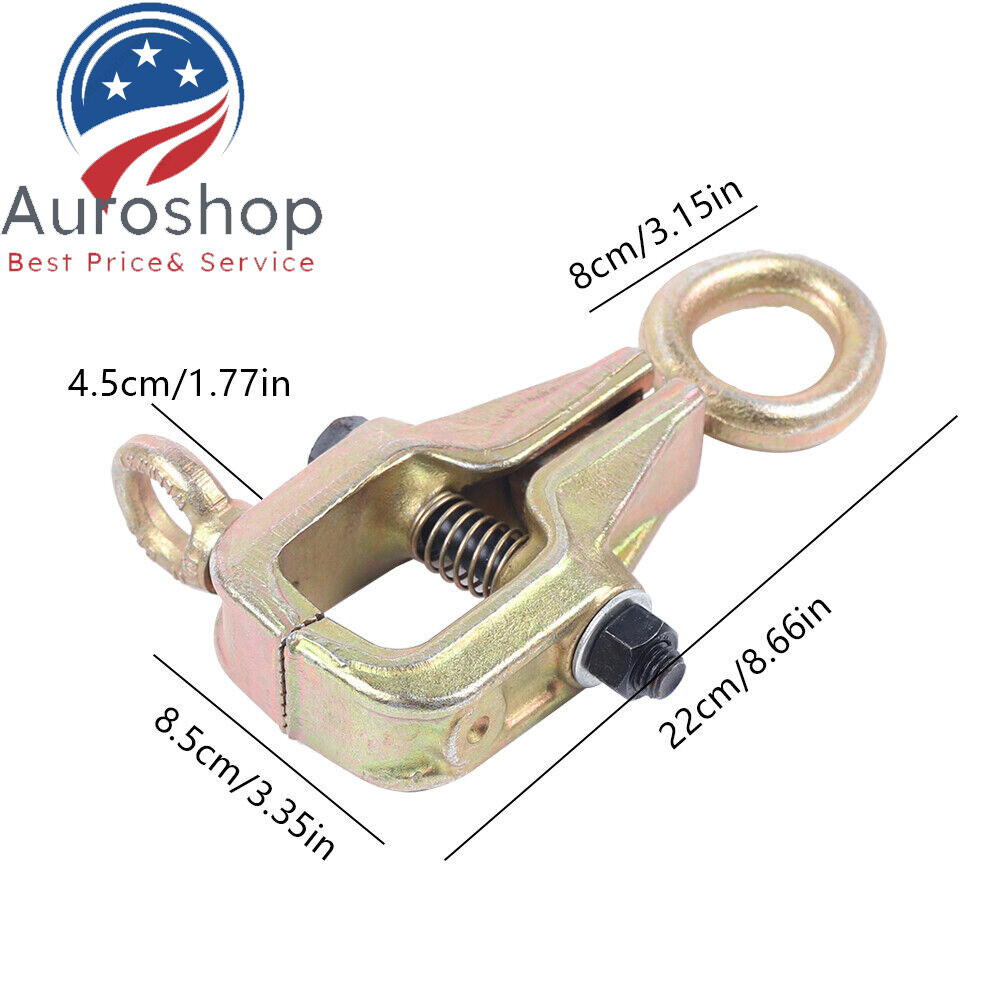 2 Way Frame Back 5 Ton Self-tightening Grip Auto Body Repair Pull Clamp NEW