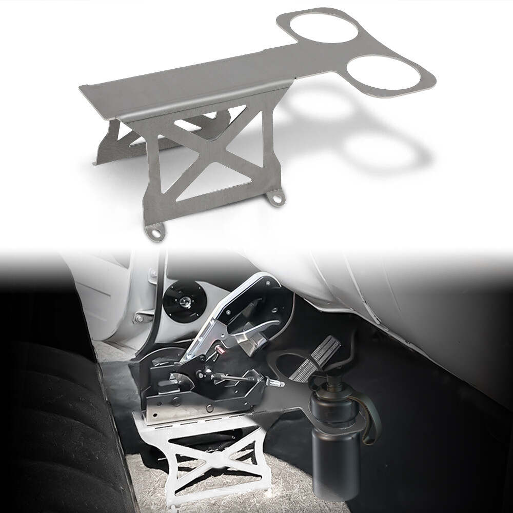 5" Tall Shifter Stand w/ Cup Holder Fit For B&M Ratchet Shifter Mega Shifter TCI