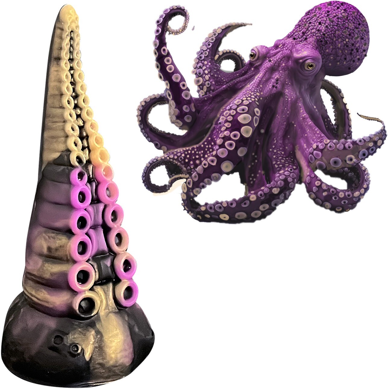 6.5" Soft Silicone Small Tentacle Dildo Fantasy Dildo Sex Toys Women Men Couples