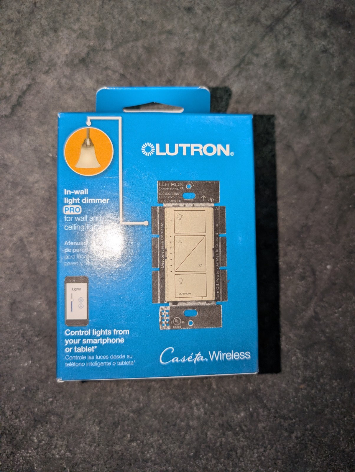 Lutron Caseta PD-10NXD-LA In-Wall Dimmer PRO Clear Connect Light Almond NEW