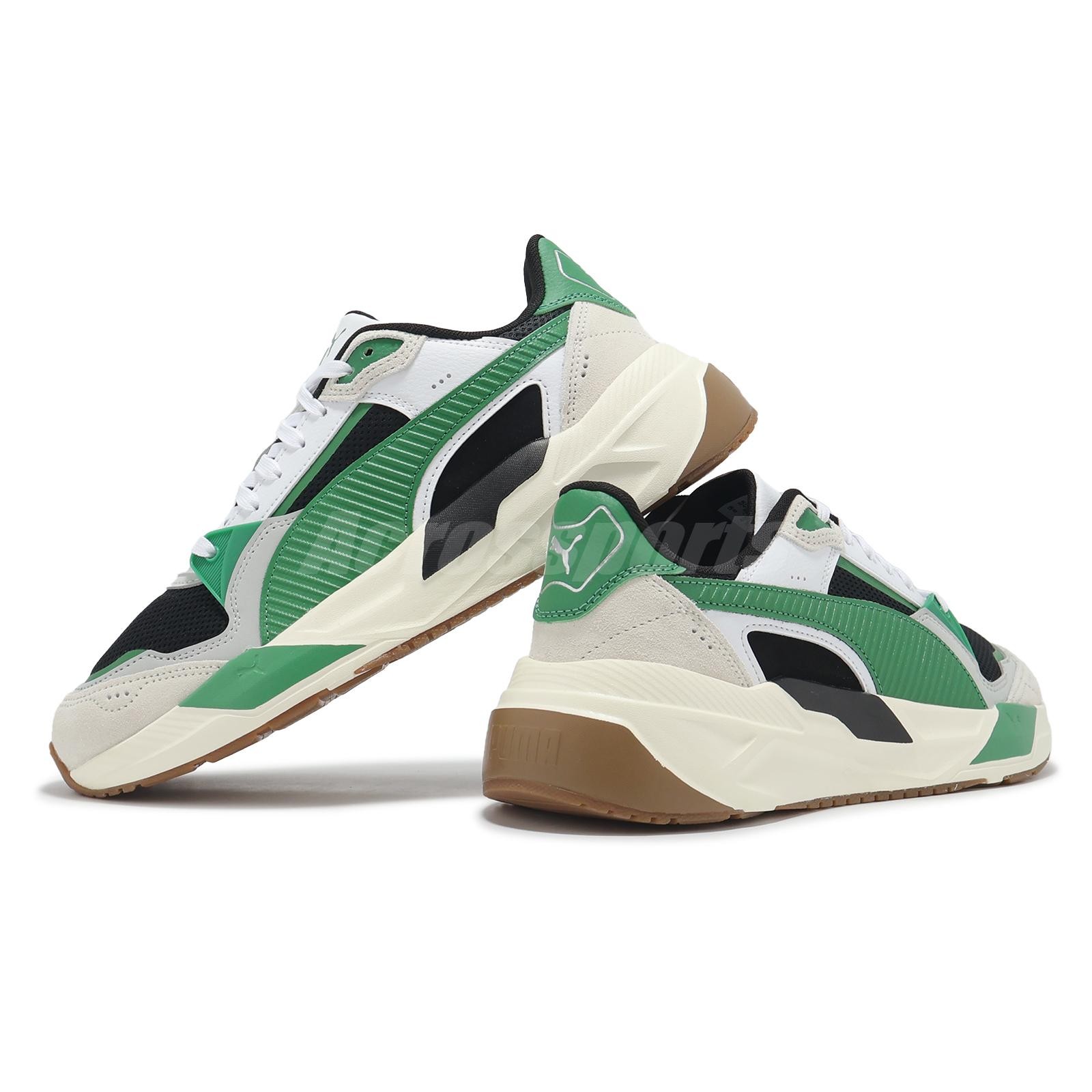 Puma Trinity 2 Black Archive Green White Men Lifestyle Casual Shoes 400230-03