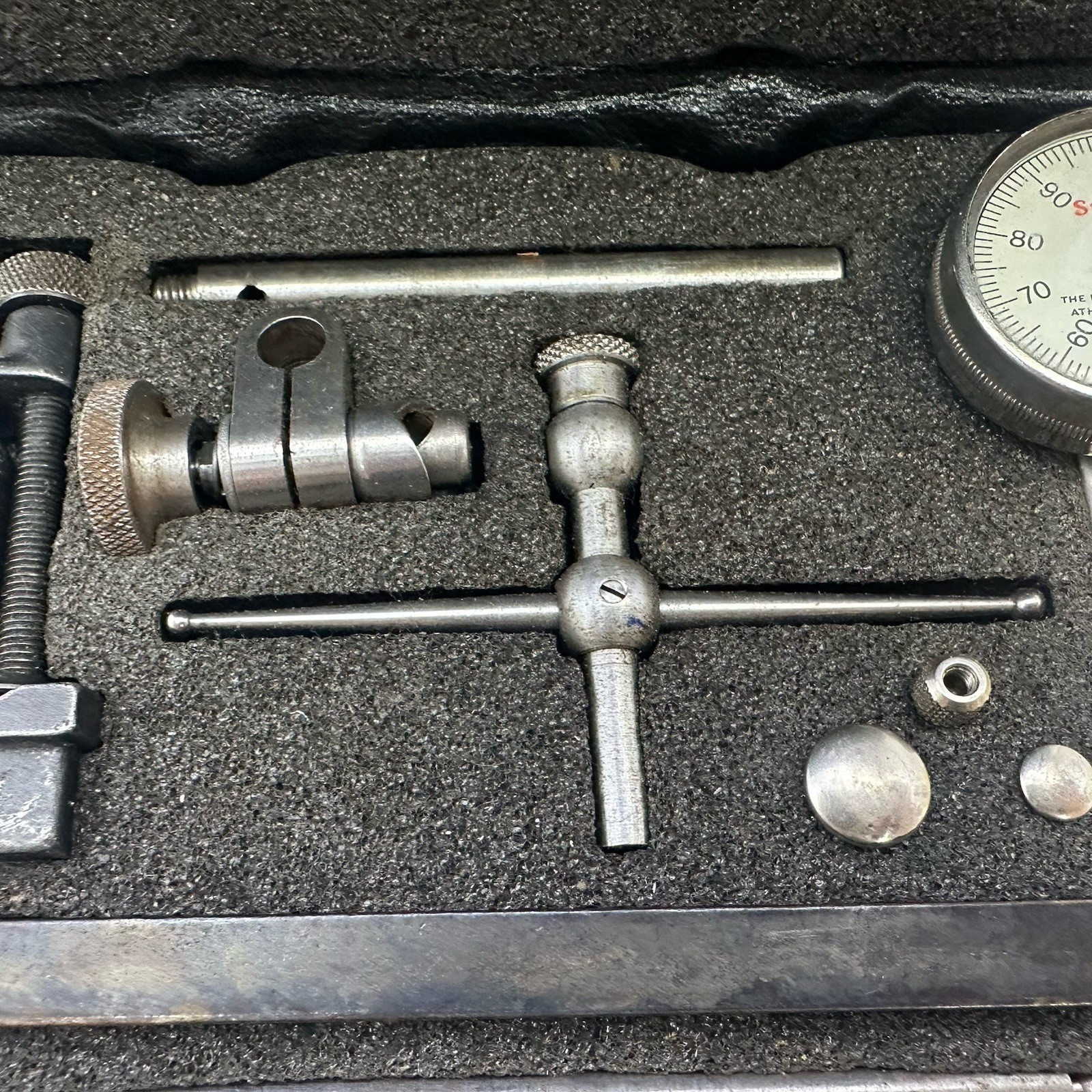 Starrett 196A Universal Dial Indicator Barely Been Used With Case And Box