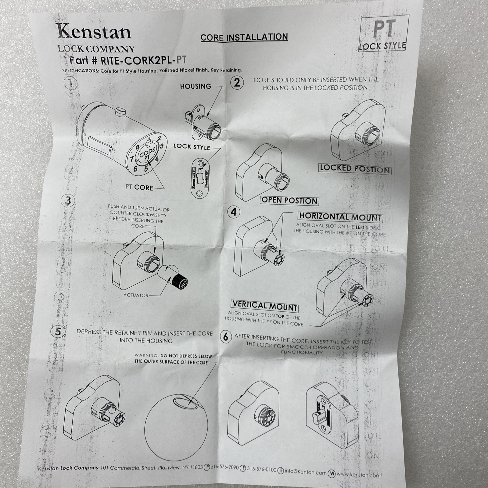 🔐 Kenstan K2 Ratchet Tubular Keymatic Lock Set Bundle Keys + Core + CHANGE KEY