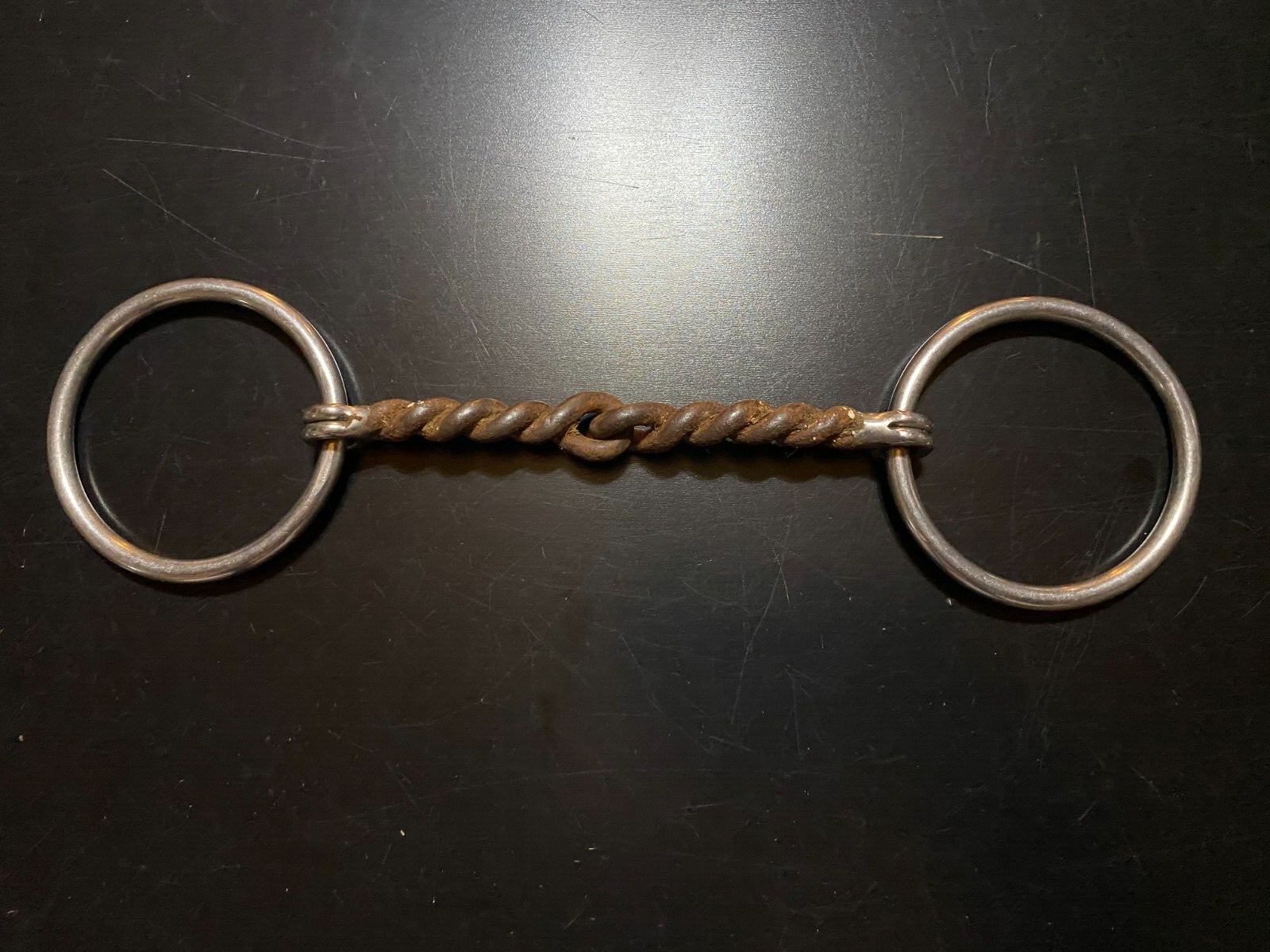 5'' REINSMAN #107 FAST TWIST SWEET IRON LOOSE RING WESTERN BIT STAGE A