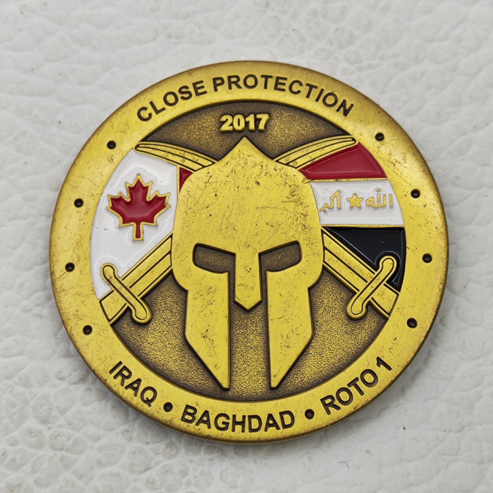 Close Protection Iraq Baghdad 2017 Roto 1 Challenge Coin #2