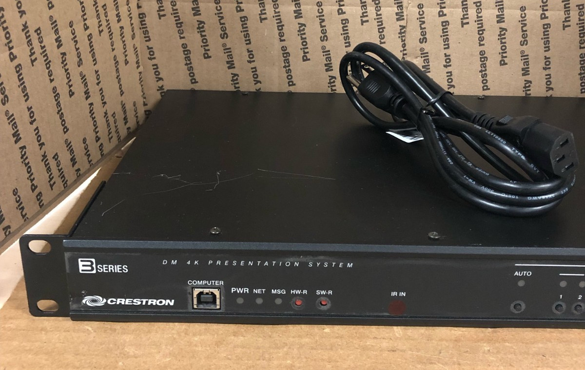 Crestron DMPS3-4K-150-C 4K Digital Media Presentation System W/RACK EARS -TESTED